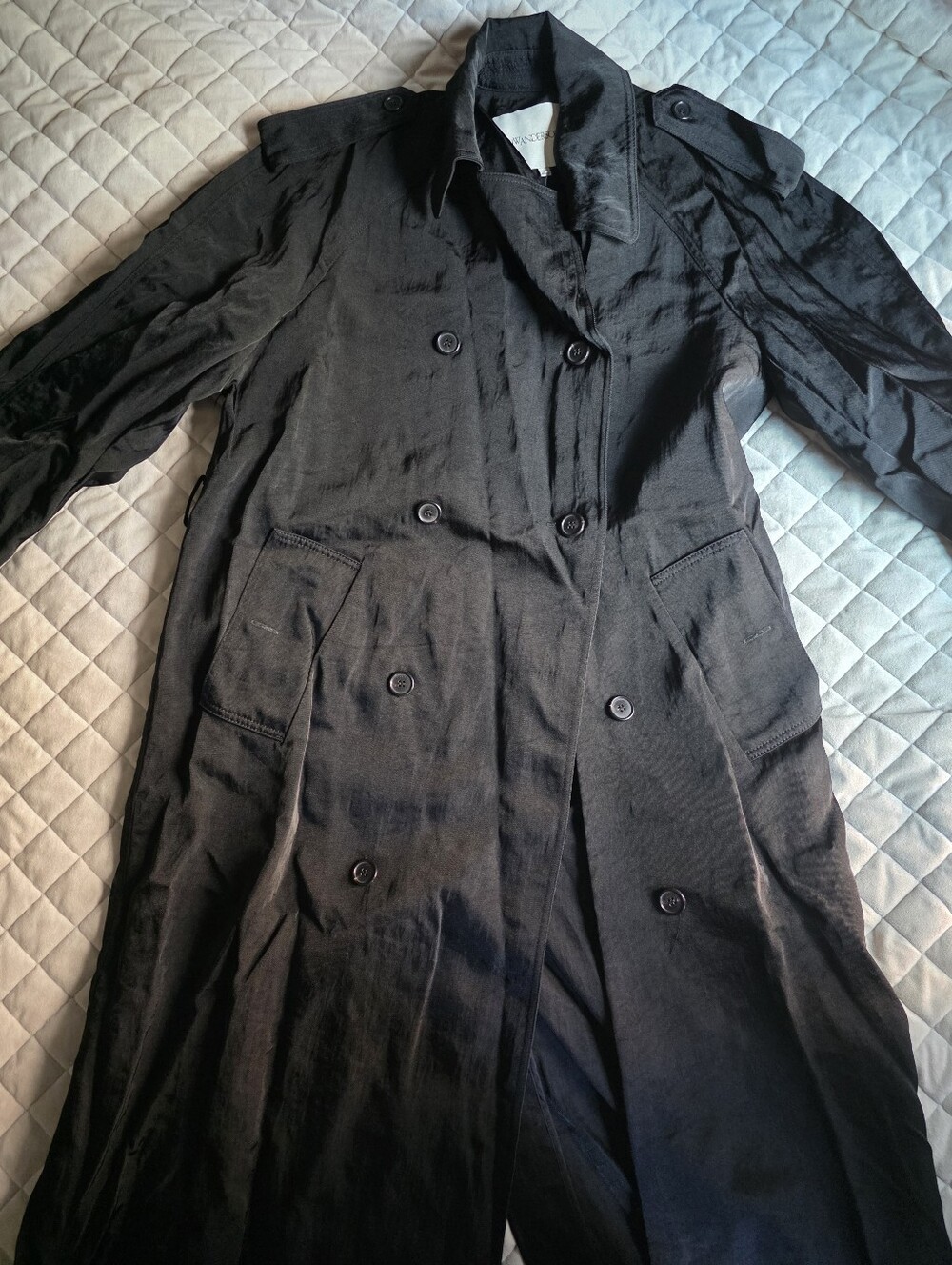 JW ANDERSON Midi Trench Coat with Belt